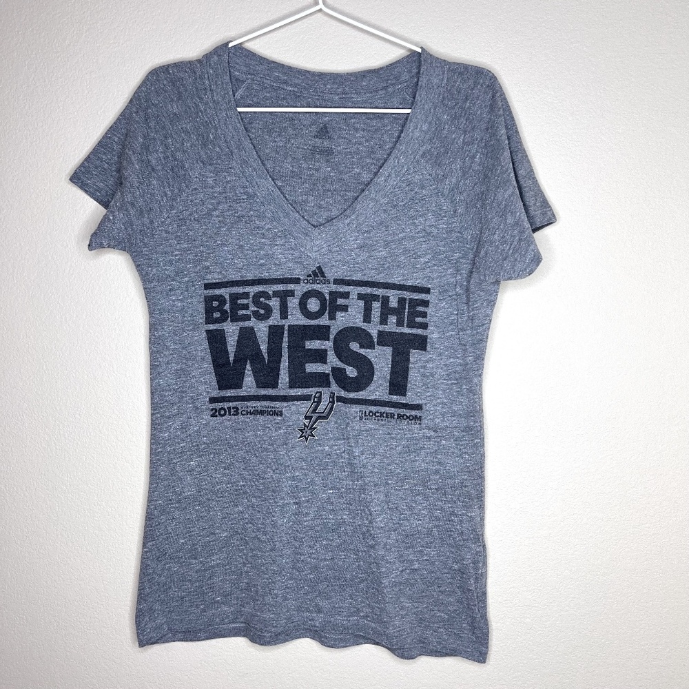 📍Adidas Best of the West Spurs vneck